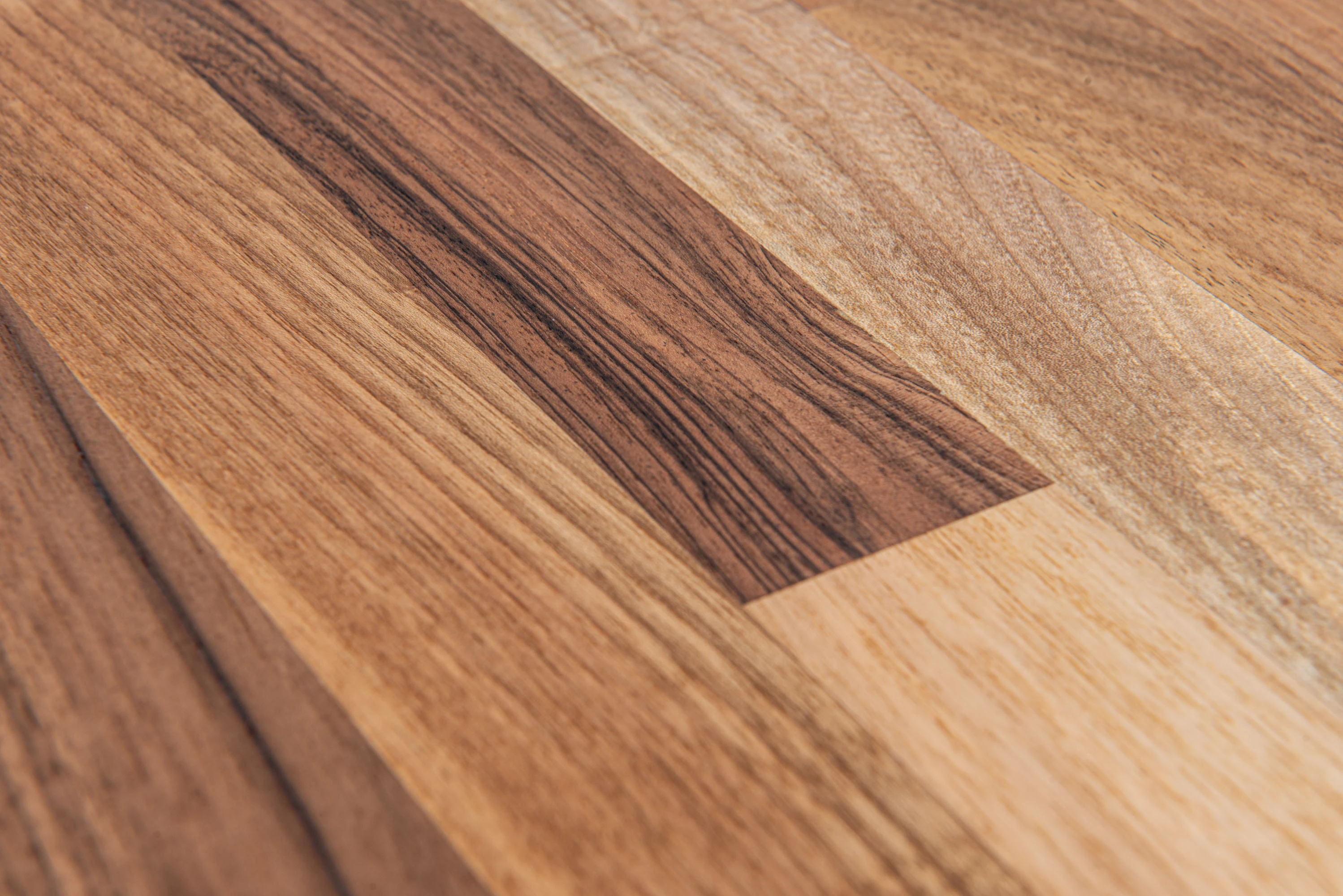 Solid Walnut Set of 3 Nesting Coffee Table with Solid Walnut Wood Tapered Legs