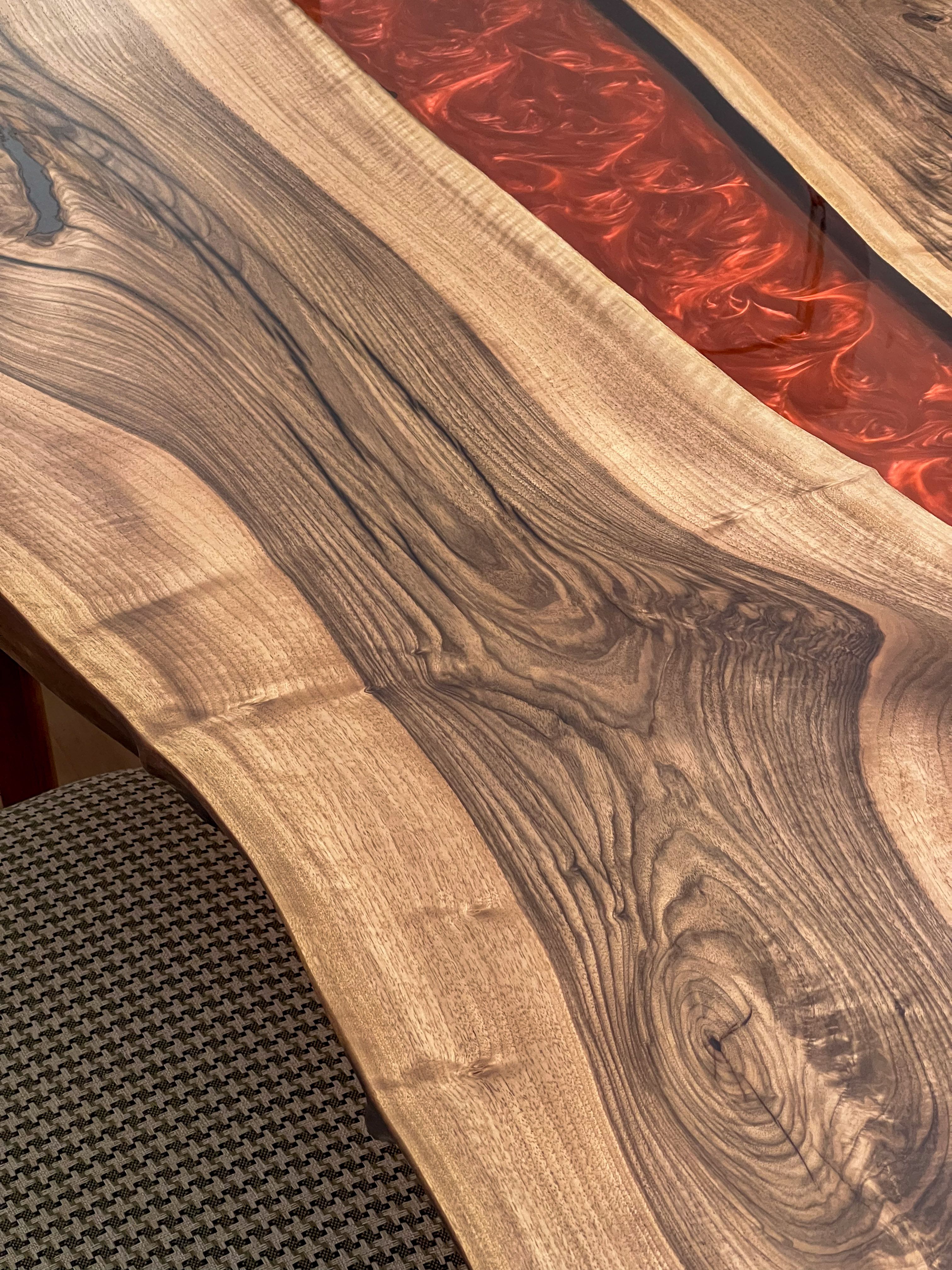 Red River Epoxy Table