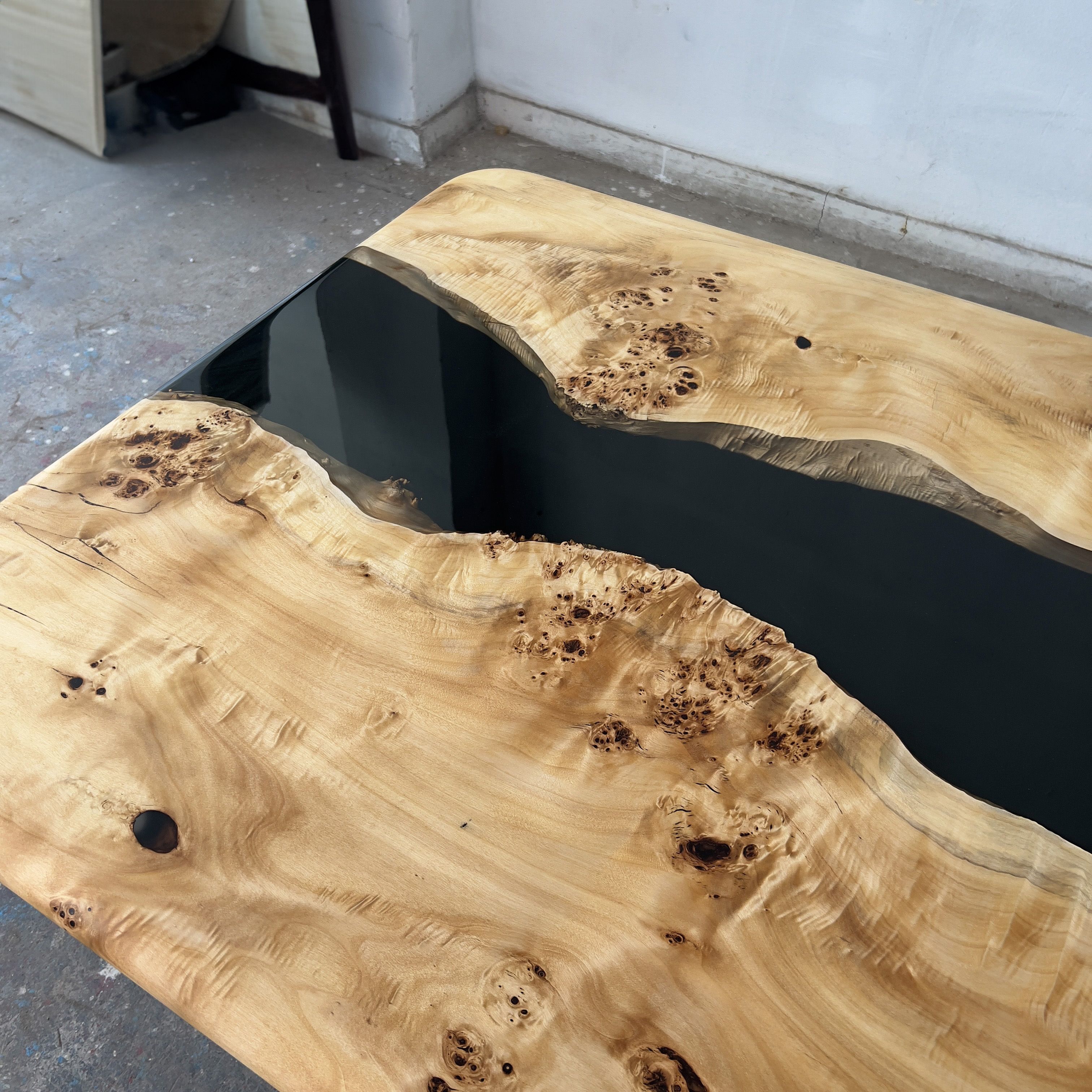 Solid Walnut Table and Matching Bench