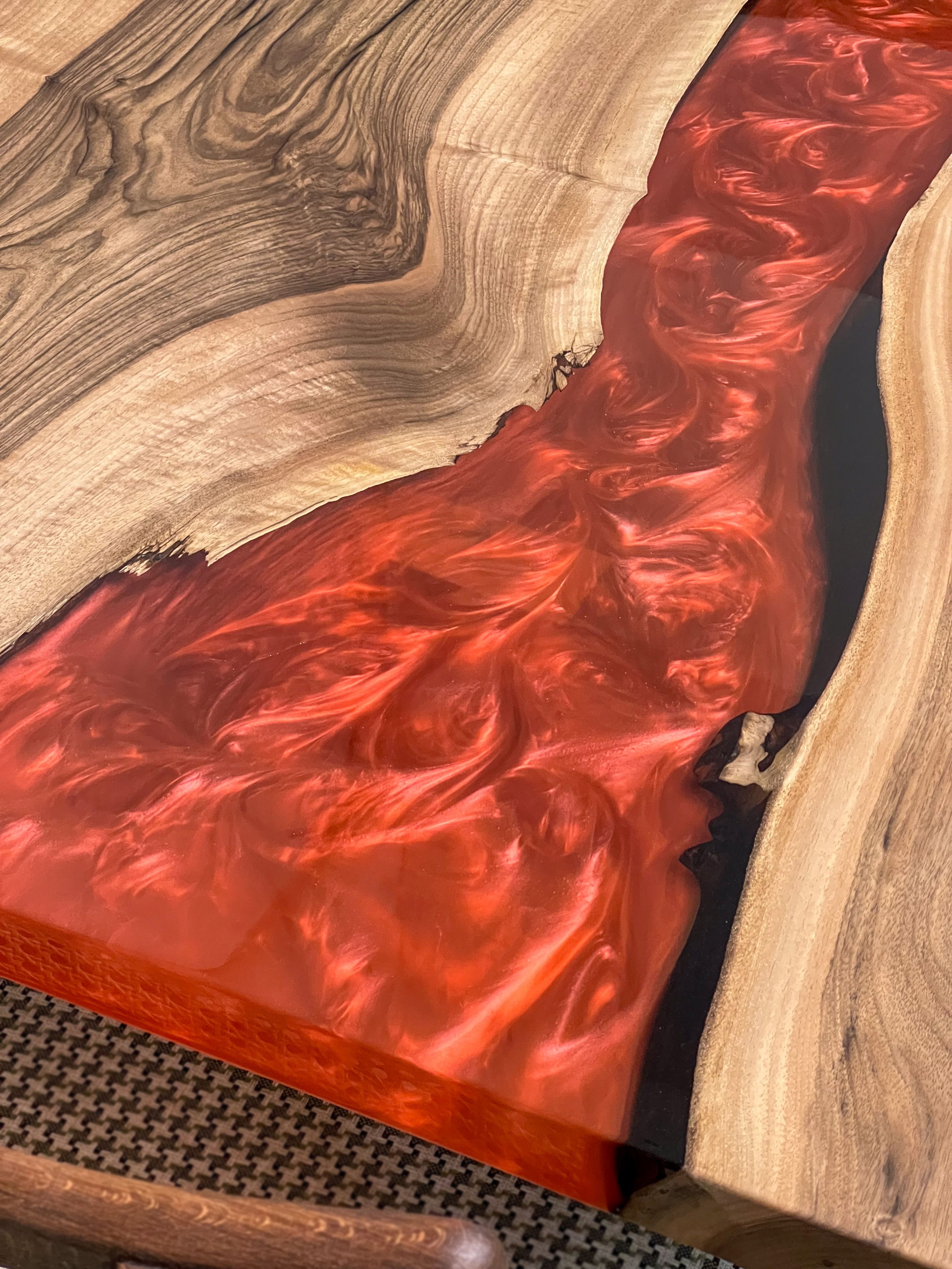 Red River Epoxy Table