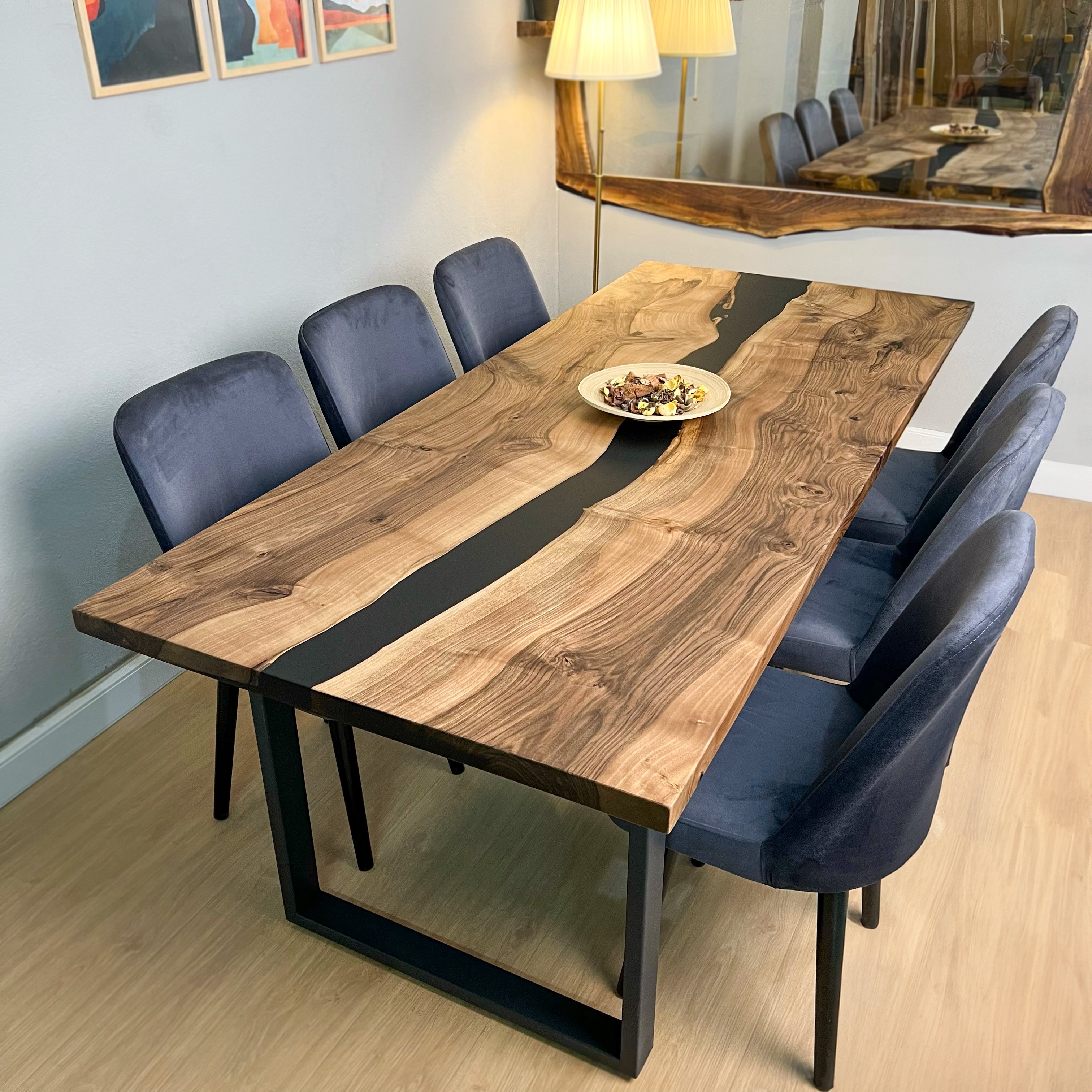 Black River Epoxy Table image