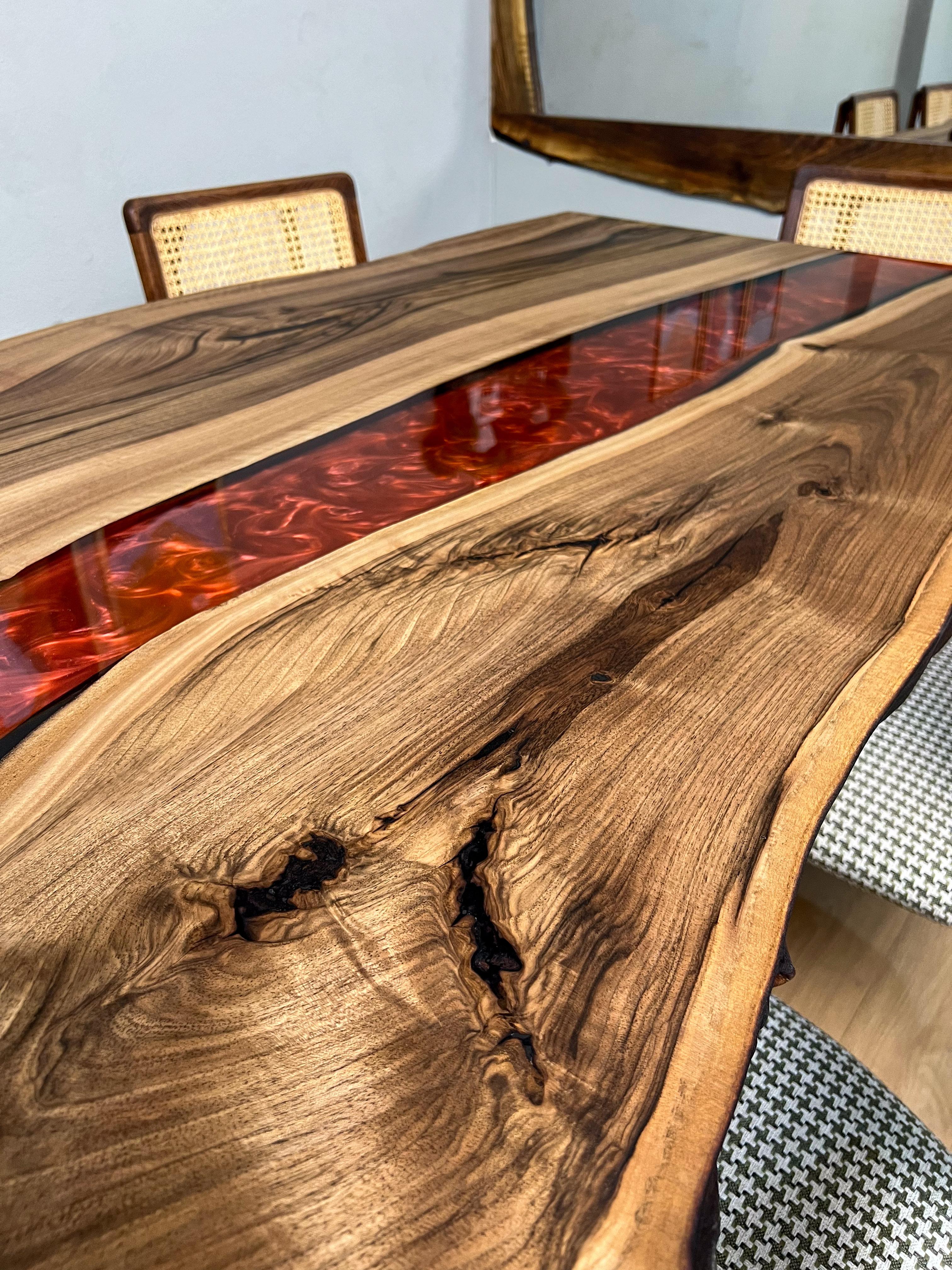 Red River Epoxy Table