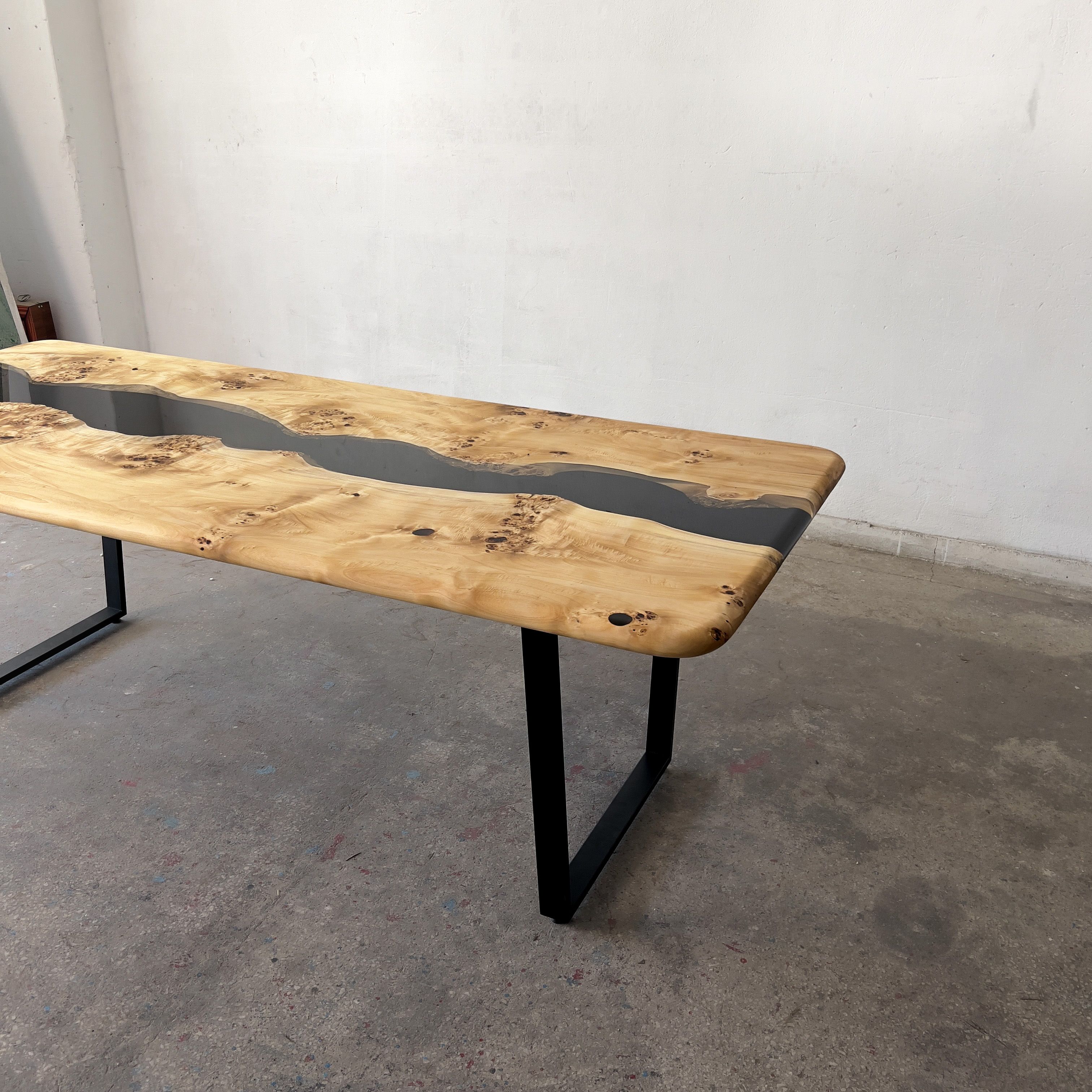 Solid Walnut Table and Matching Bench