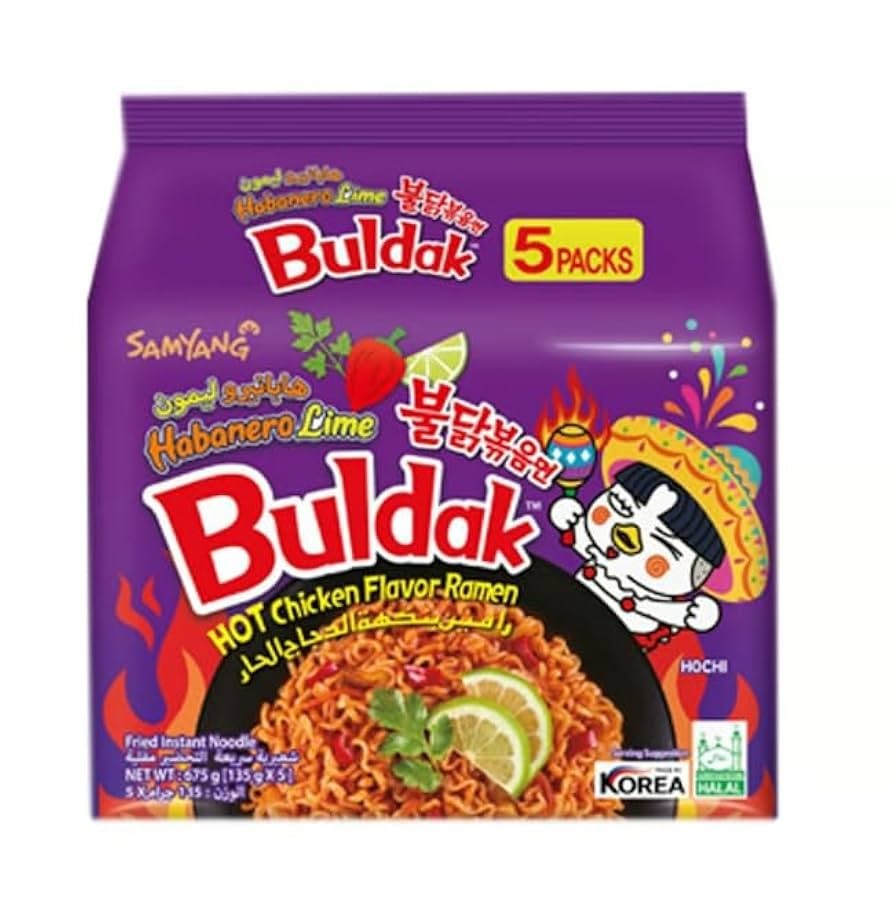 Samyang Habanero Lime 5'li Paket