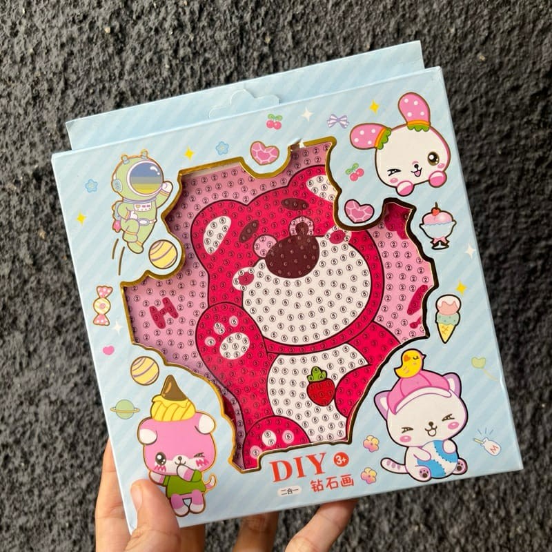 Diy +3 pullu yapıştırmalı sticker orta boy 