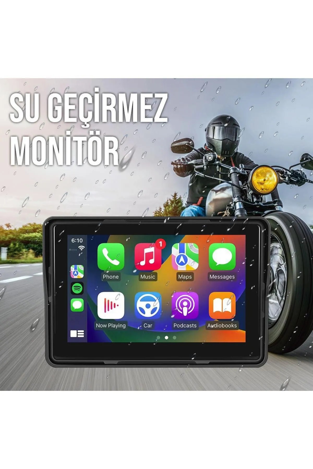 Android Apple Carplay Multimedya Motosiklet Ekranı 360 Kamera MondiMotor