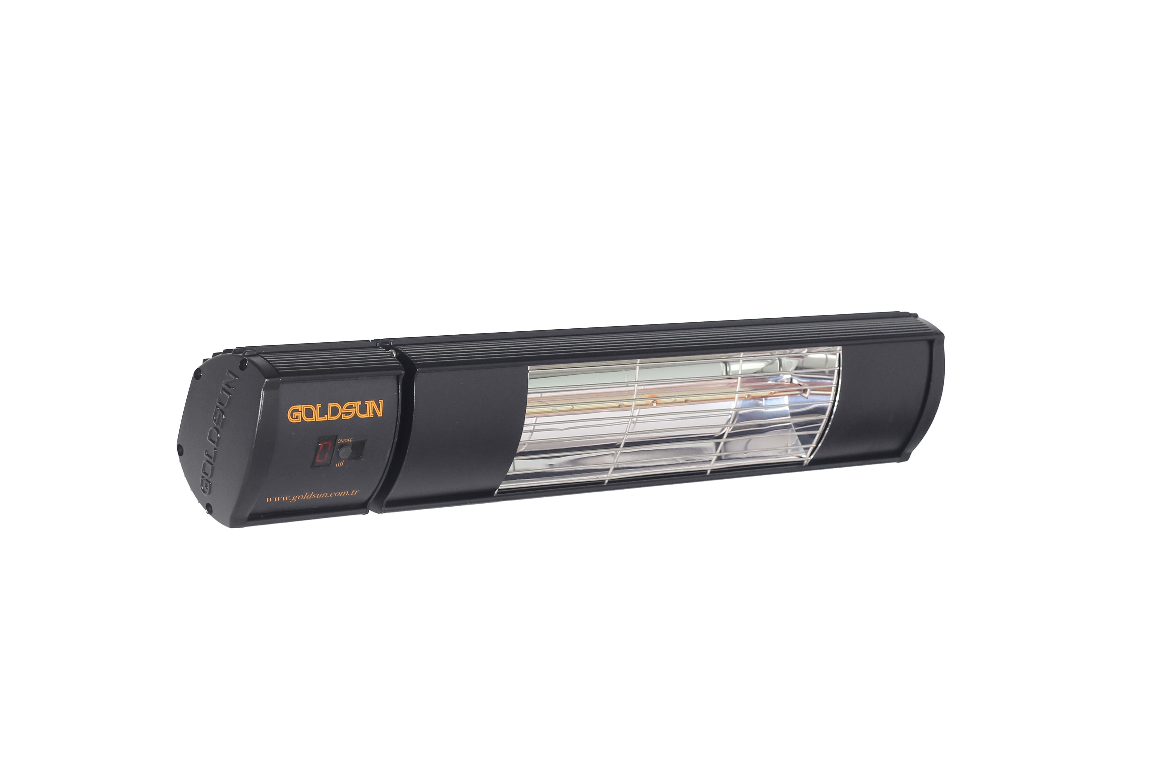 Goldsun Aqua Plus 2000W Uzaktan Kumandalı Suya Dayanıklı (IP55) Duvar Tipi Dış Mekan Elektrikli Infrared Isıtıcı