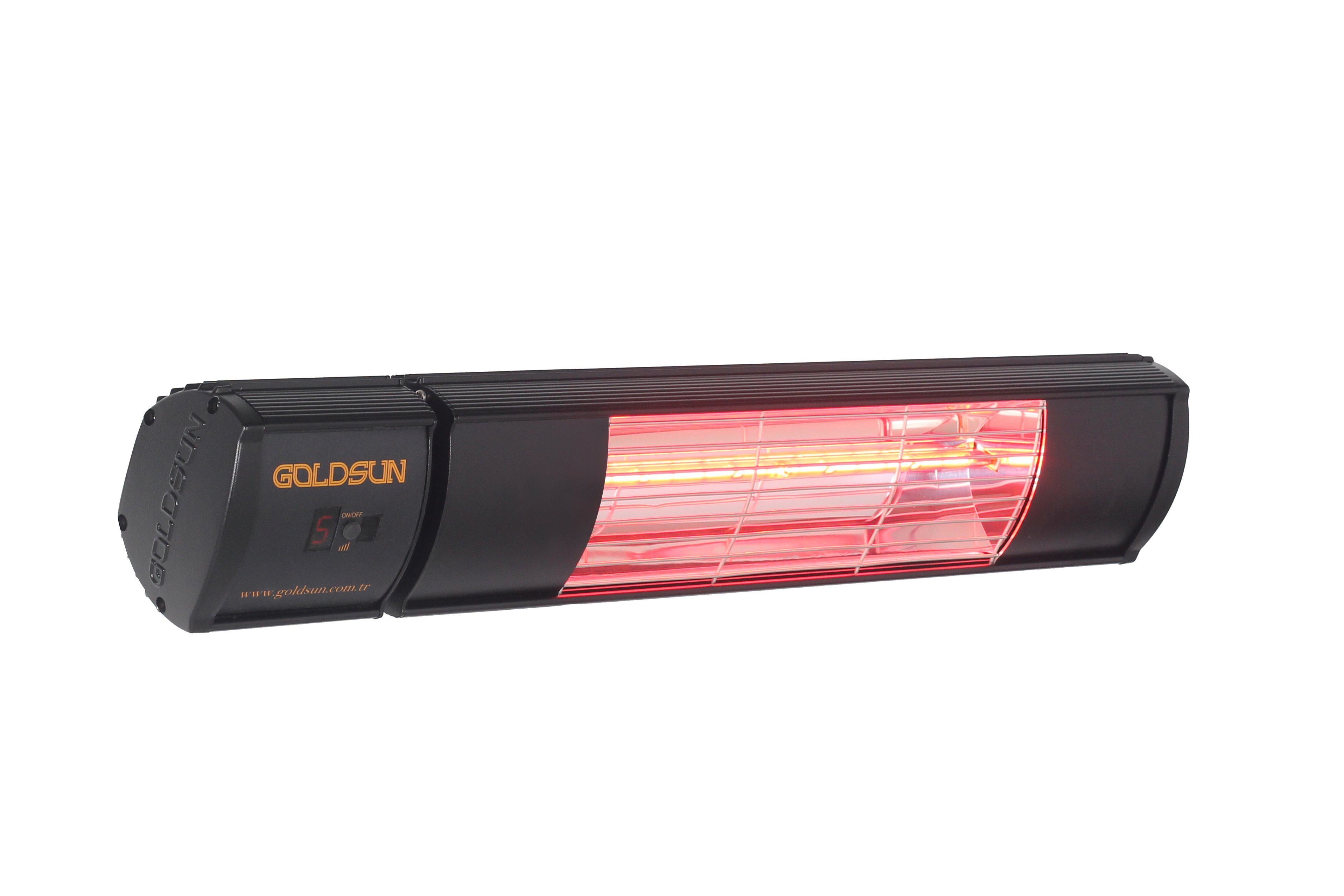 Goldsun Aqua Plus 2000W Uzaktan Kumandalı Suya Dayanıklı (IP55) Duvar Tipi Dış Mekan Elektrikli Infrared Isıtıcı