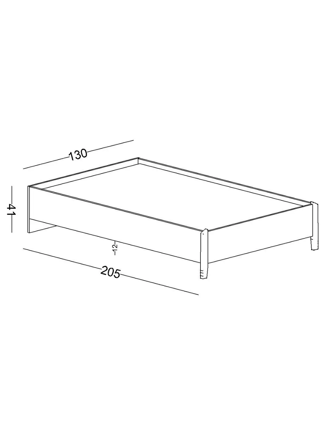 Twin Baza 120*200 görseli 6
