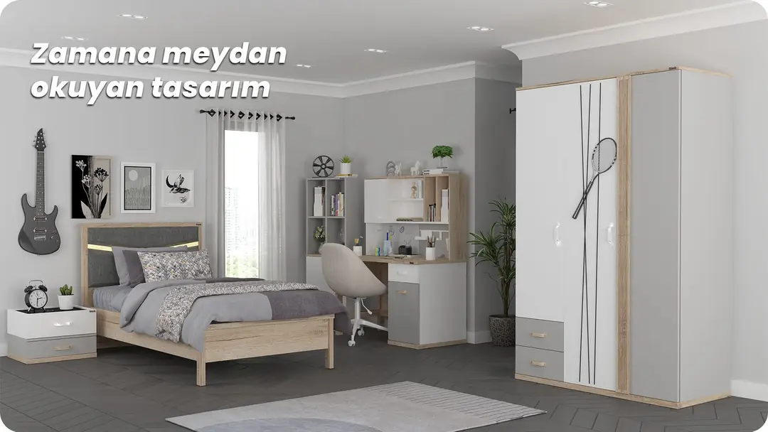Porto Çalışma Masası Üst Modül görseli 3