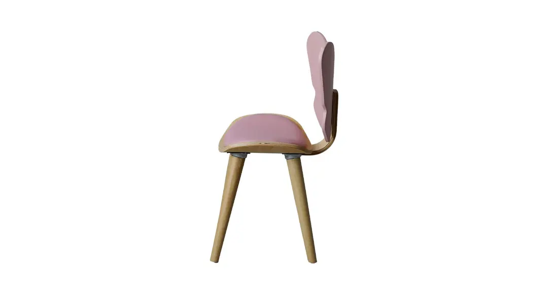 Wing Sandalye Pembe görseli 4