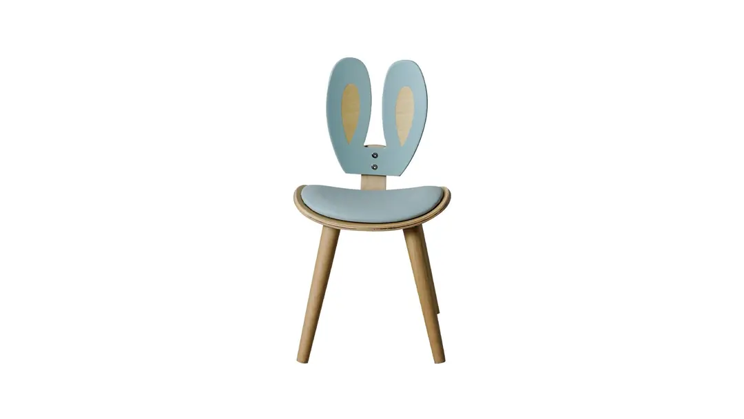 Bunny Sandalye Mavi görseli 2