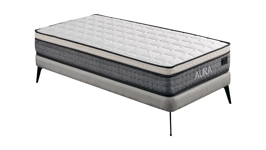 Aura Yatak - 90*190 Beyaz görseli 1