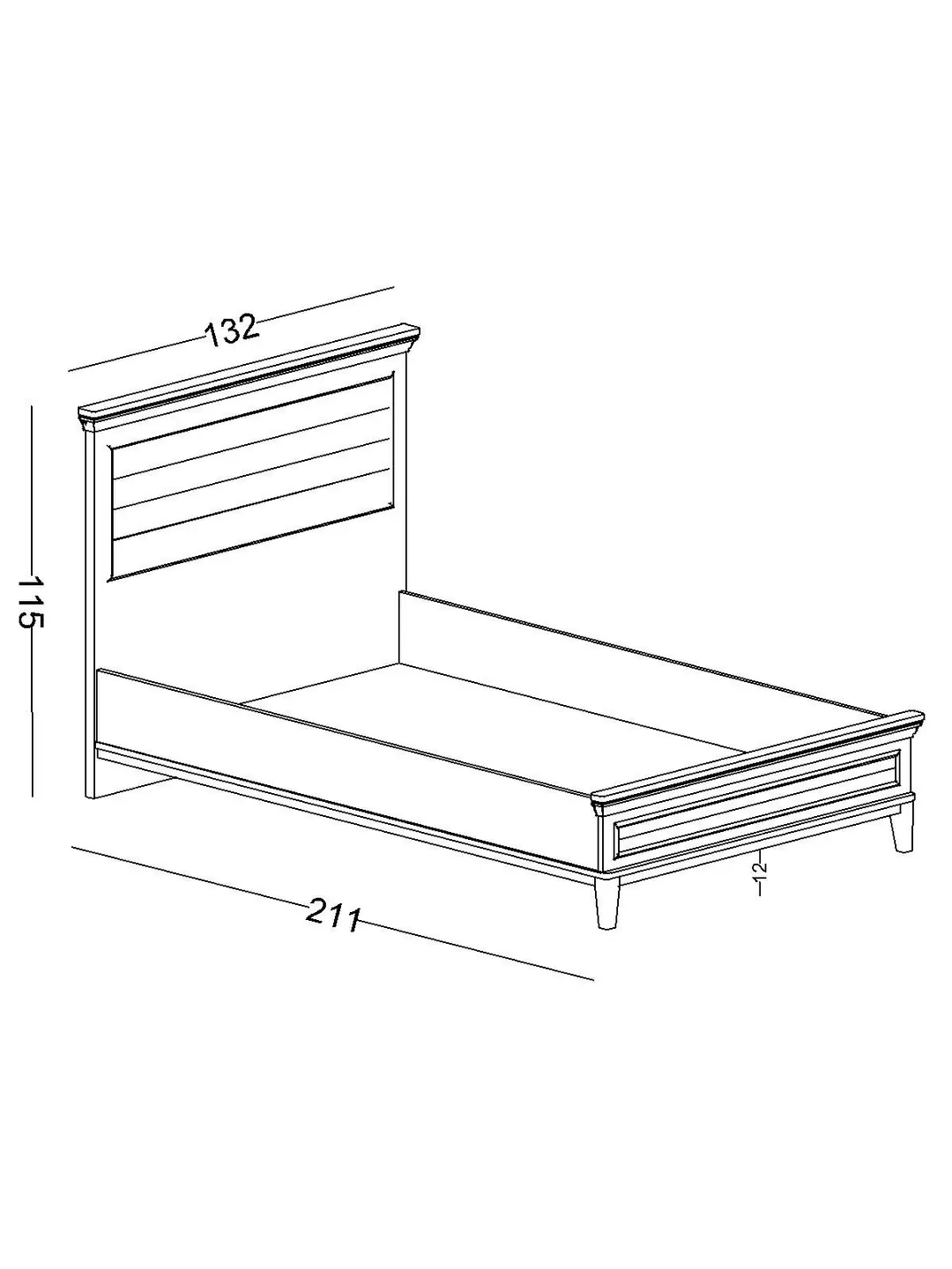Magna Karyola 120x200 görseli 5