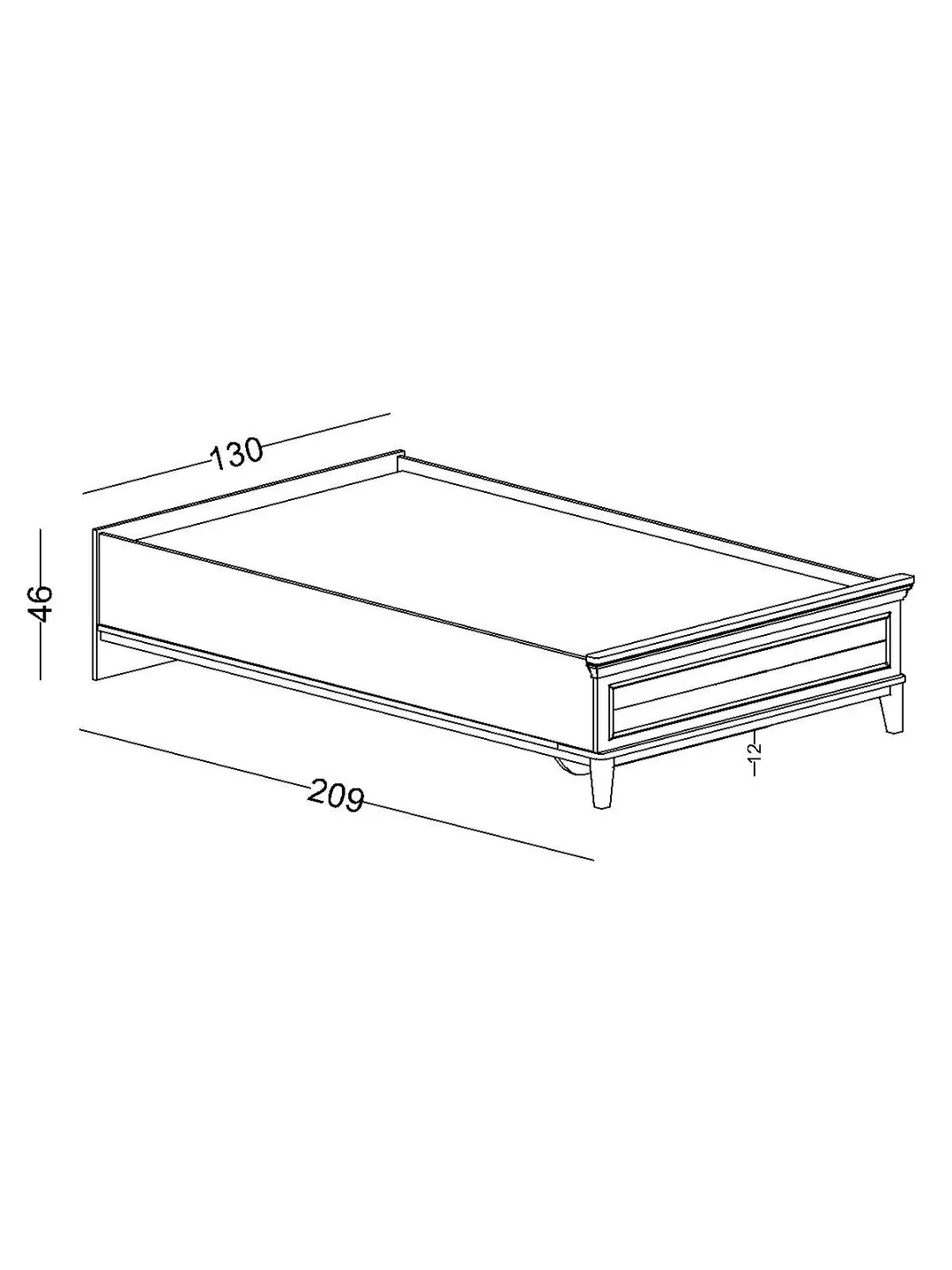Magna Baza 120x200 görseli 6