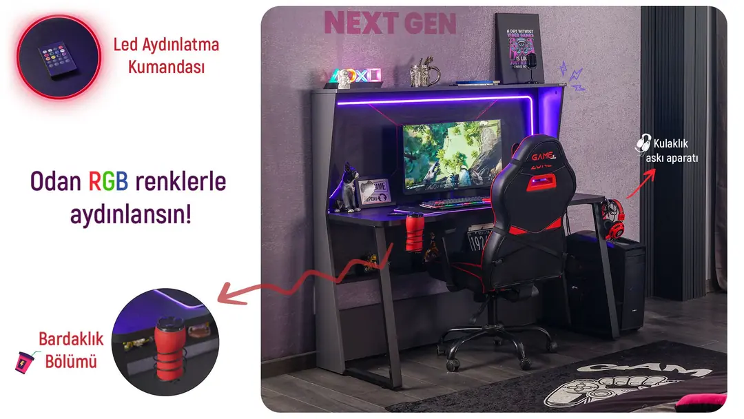Next Game Çalışma Masası görseli 2