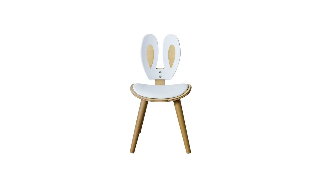 Bunny Sandalye Beyaz görseli 2