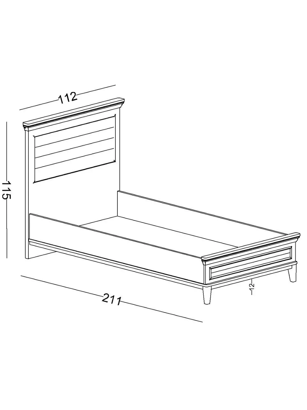 Magna Karyola 100x200 görseli 5