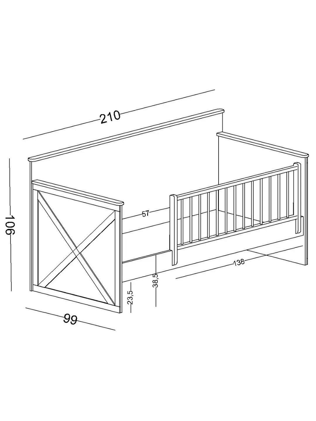 Extreme Montessori 90X200 görseli 3