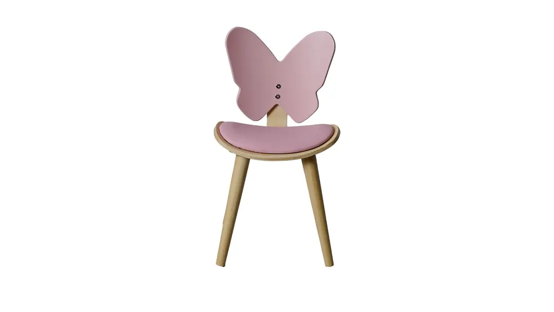 Wing Sandalye Pembe görseli 2