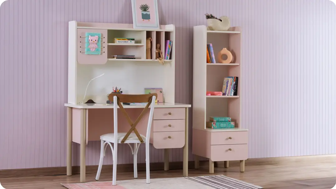 Sofia Çalışma Masası + Üst Modül (Büyük) görseli 3