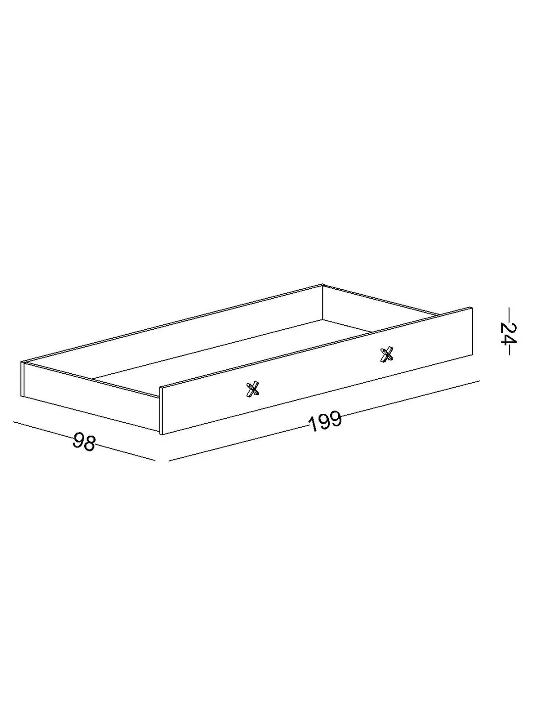 Extreme Montessori Alt Karyola 90X190 görseli 3