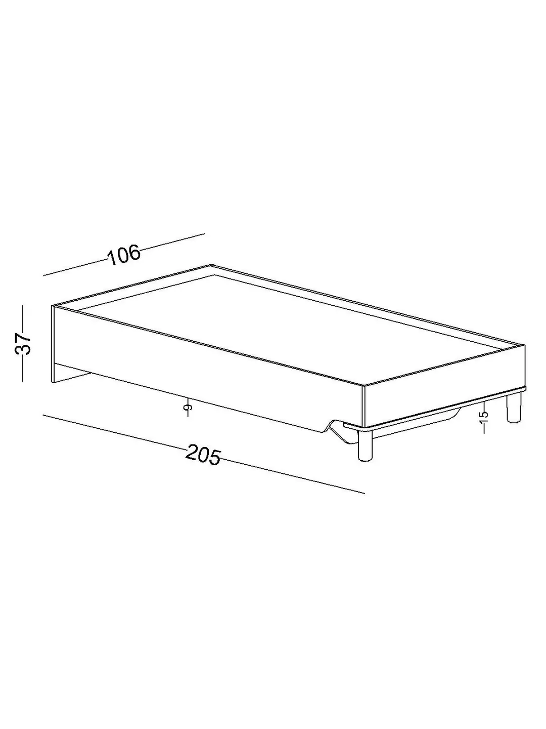 Bohemlife Baza 100x200 görseli 7