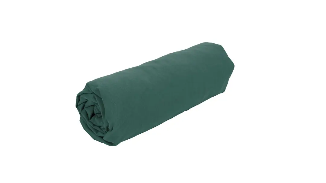 Dora Lastikli Çarşaf & Yastık Kılıfı Seti  120*200 -Zümrüt Yeşili görseli 1