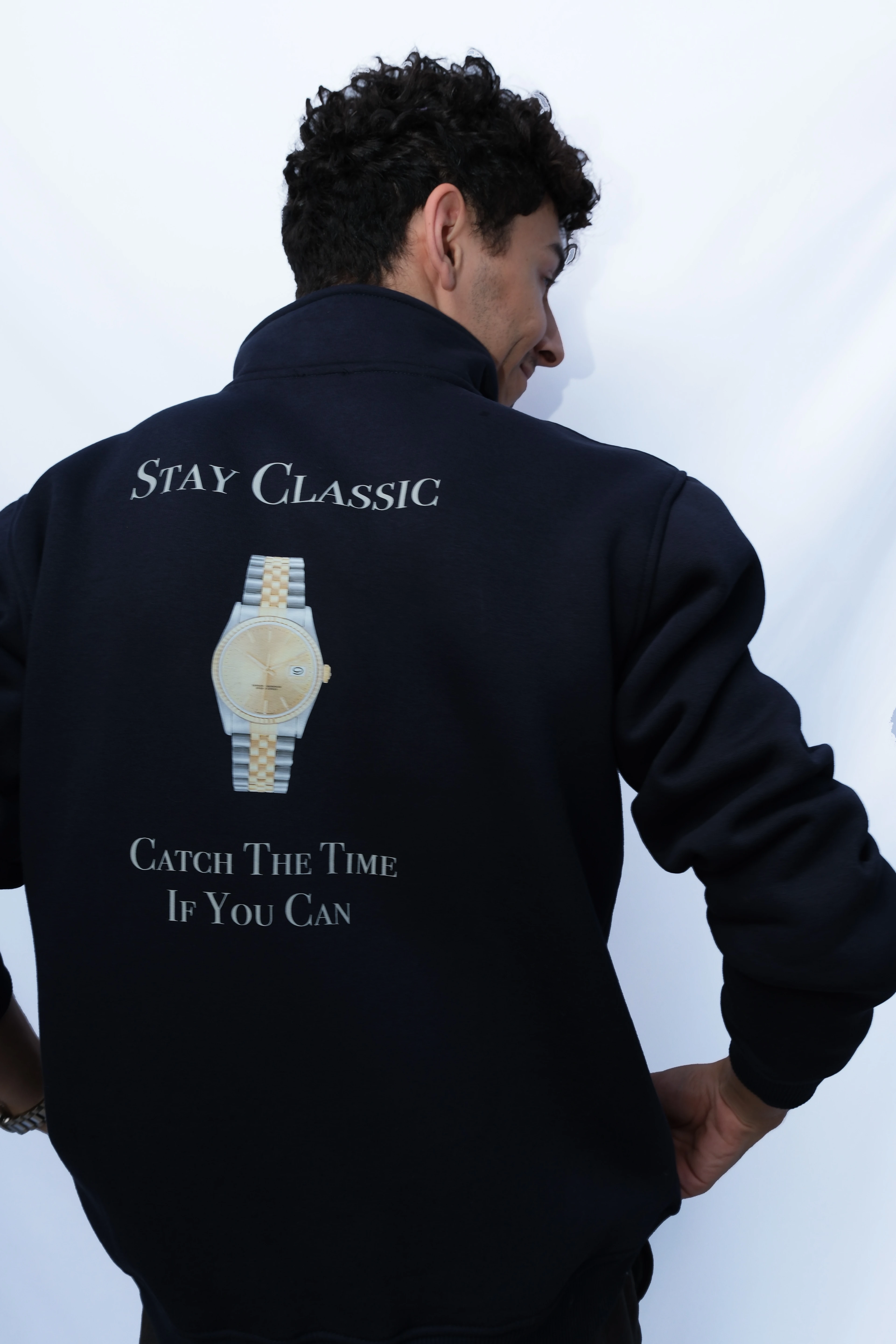 80's Club Watches Halfzip Sweatshirt