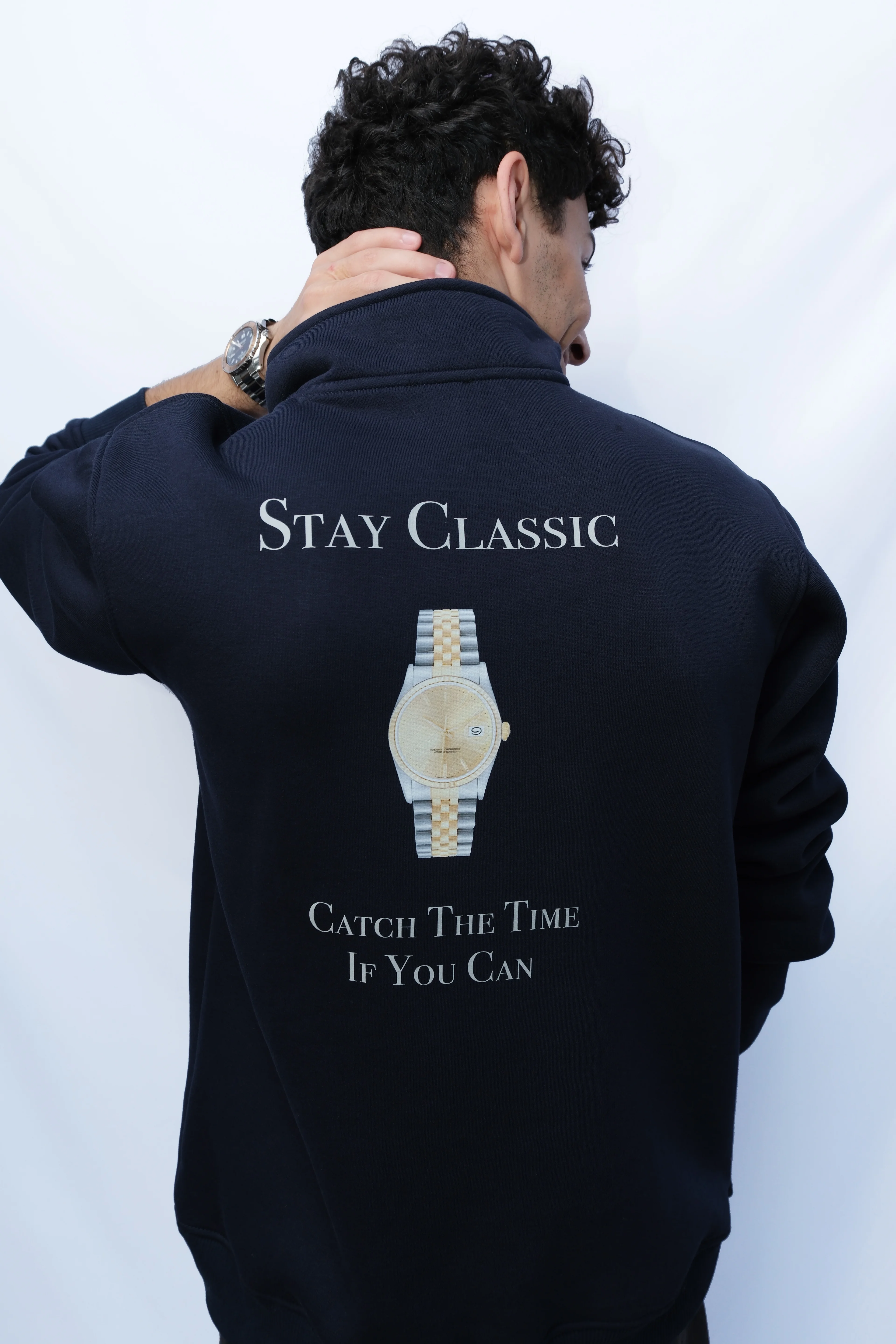 80's Club Watches Halfzip Sweatshirt