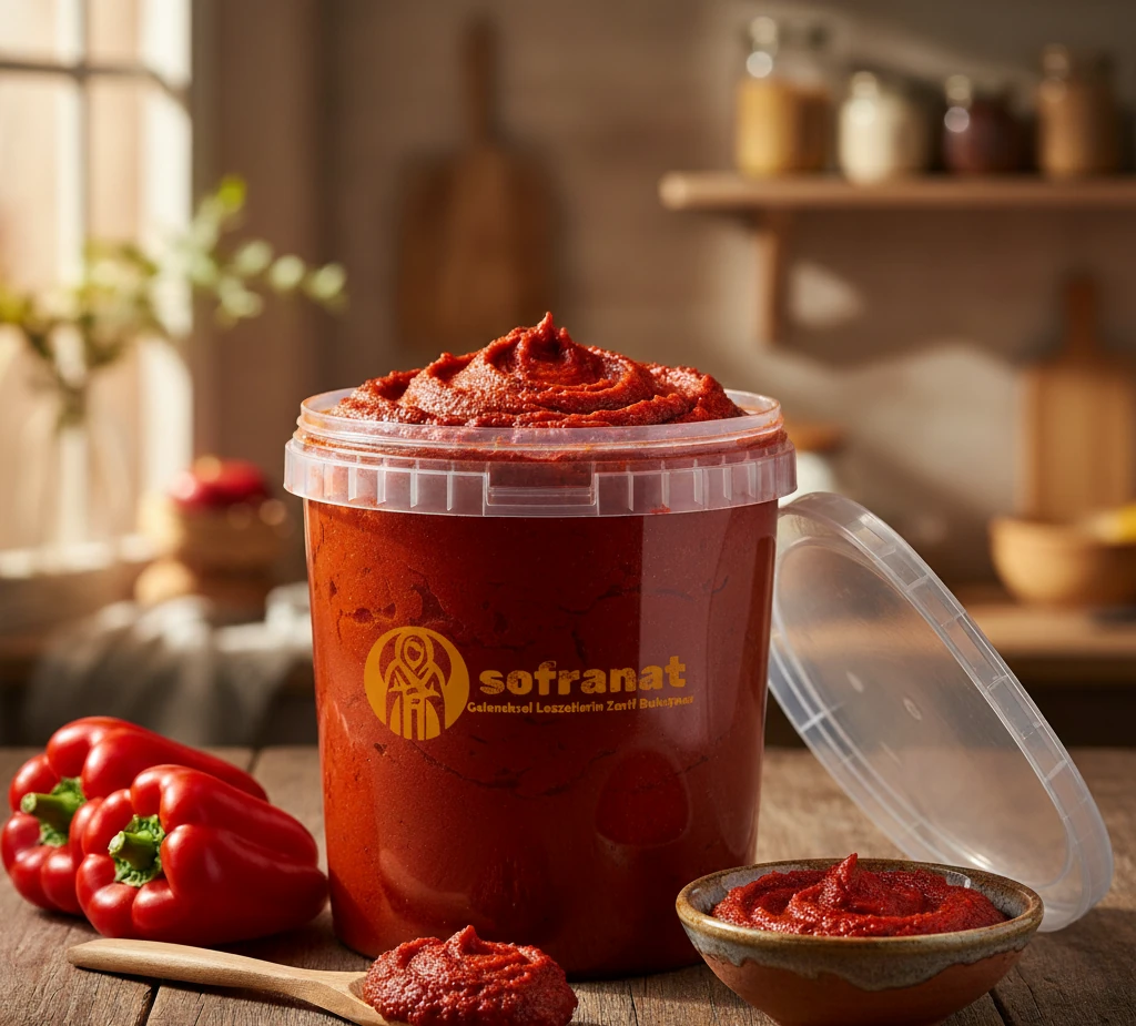 Ev Yapımı Katkısız Biber Salçası 3 Kg – Doğal Güneşte Kurutulmuş Lezzet