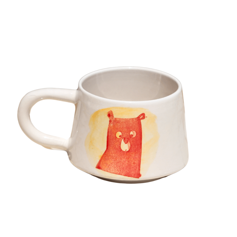 Seramik Kupa - B Red Bear image