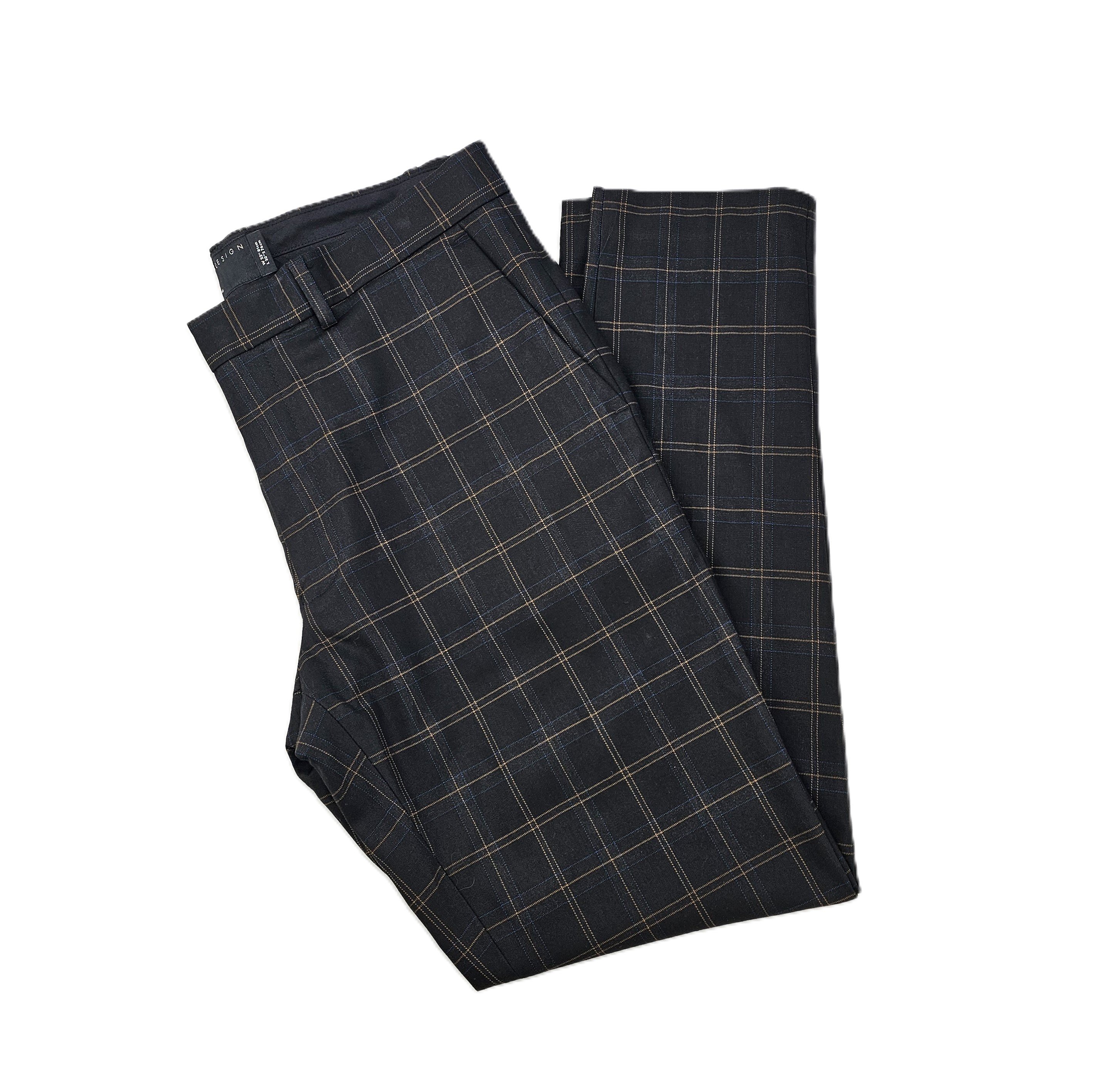 Pantallona Klasike Meshkujsh Asos Ngjyre te Zeza me Vija Kafe dhe Blu S.Hand/Classic Pants