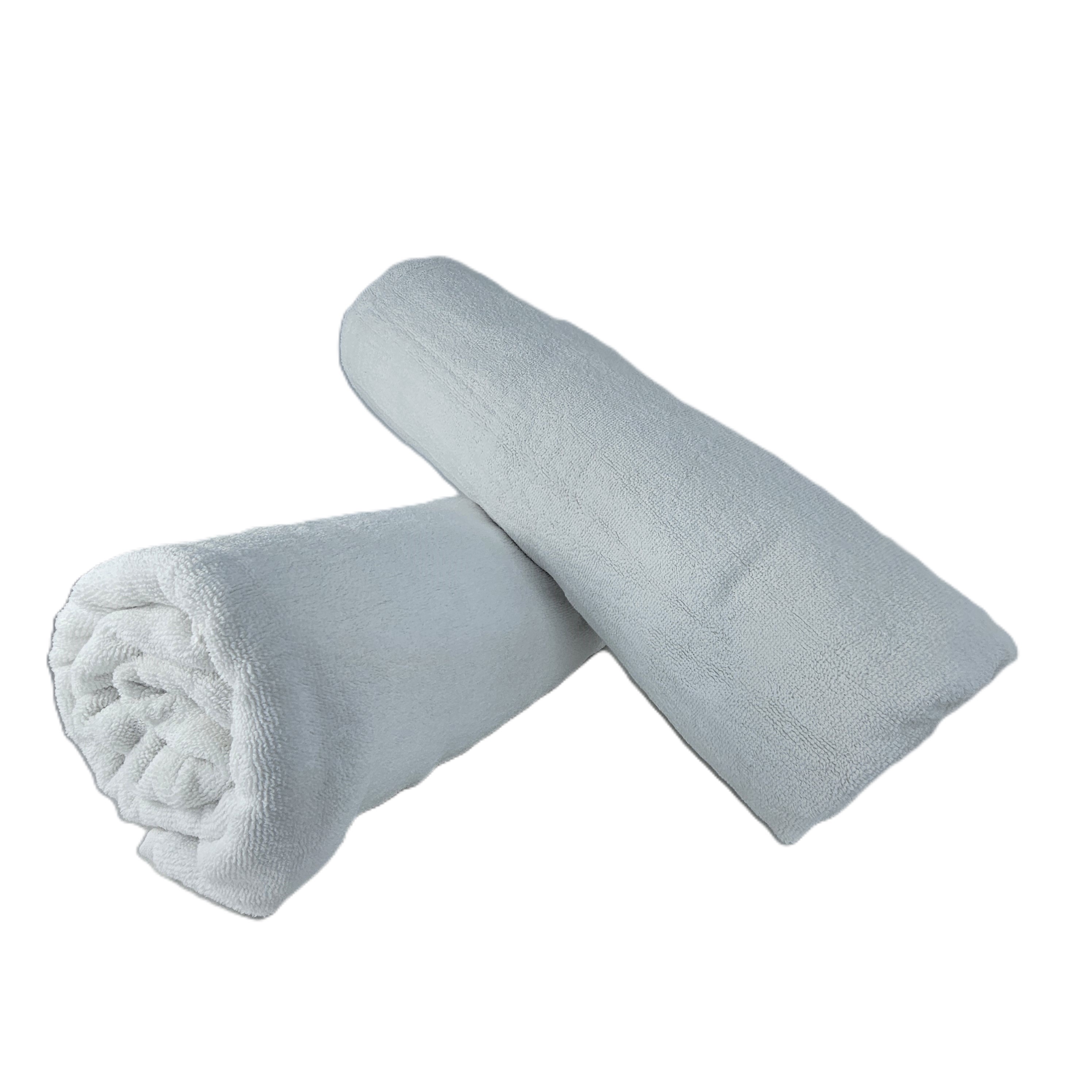 Peshqir Banje Trupi I Bardhe Dizajn I Thjeshte 1 Cope 100x180 cm 1.115 gr