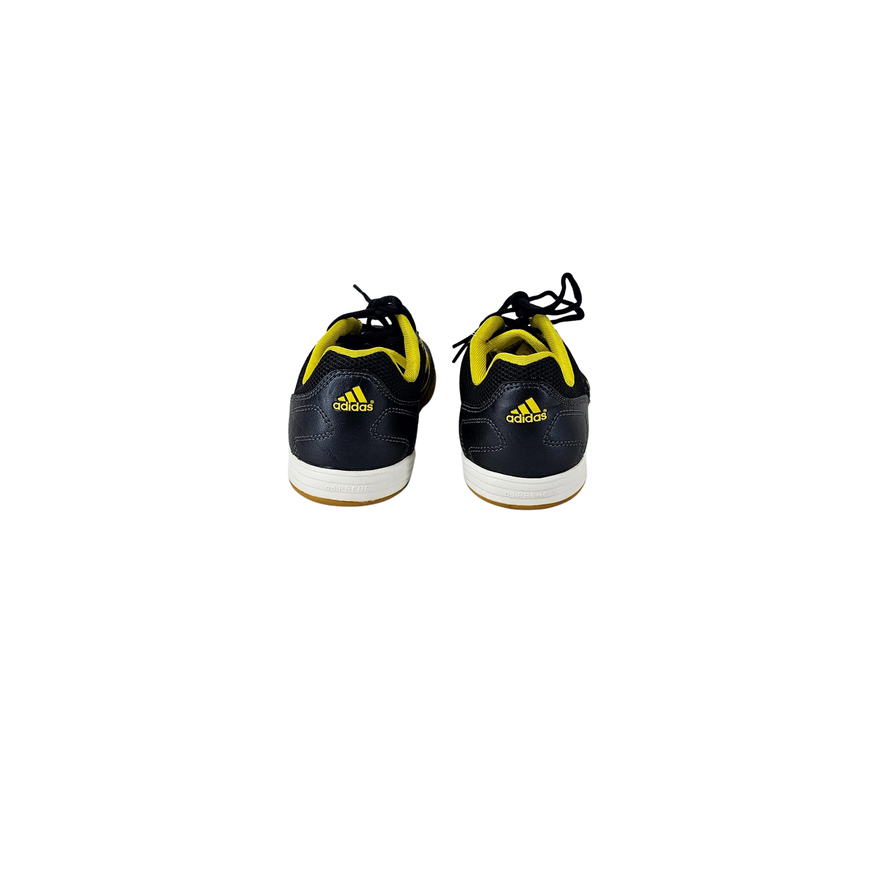 Atlete Femijesh Adidas Ngjyre te Zeza me Dizajn Bezhe te Verdhe dhe te Bardhe Outlet Children's Shoes