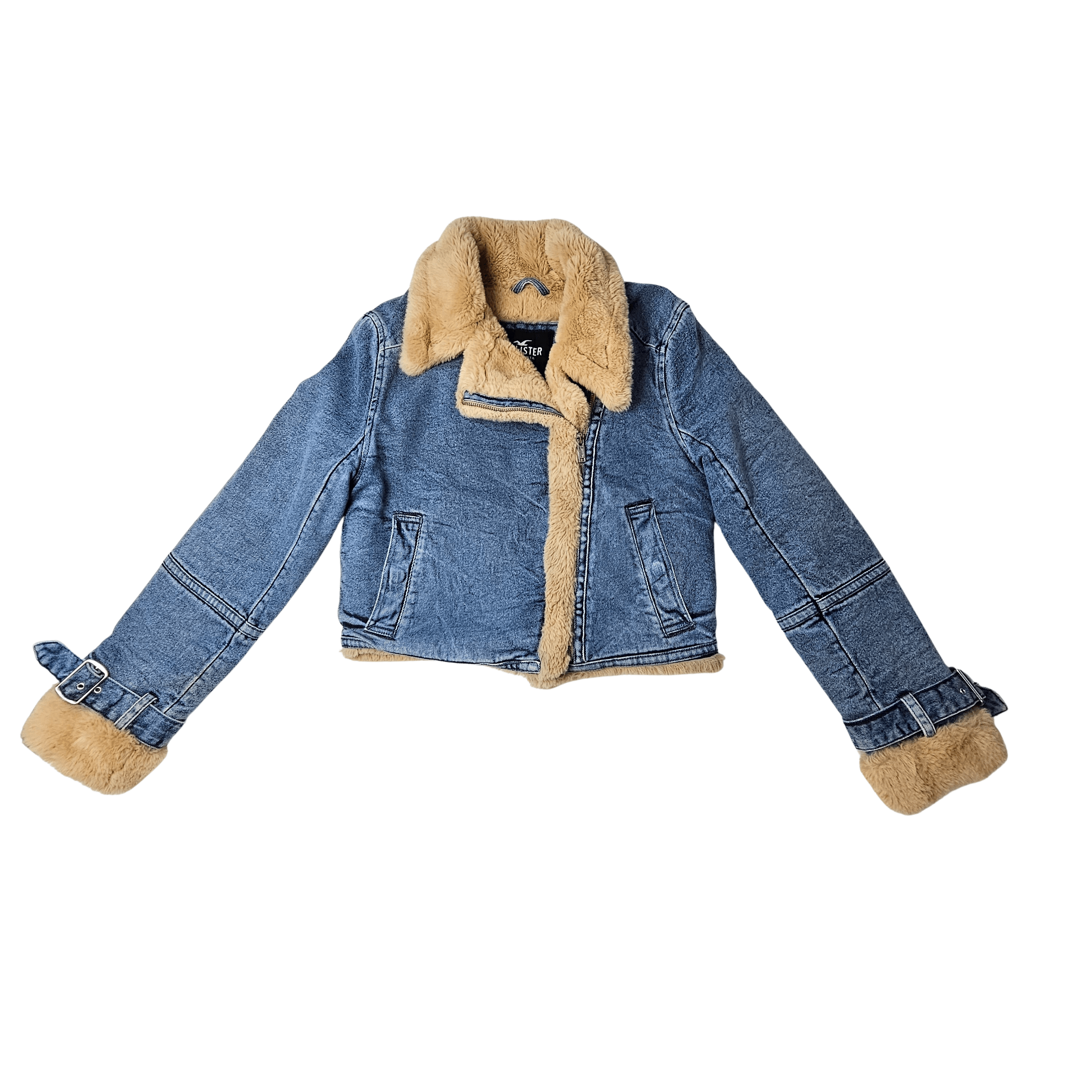 Xhup Femrash Hollister Ngjyre Xhins S.Hand Womens Winter Jacket 