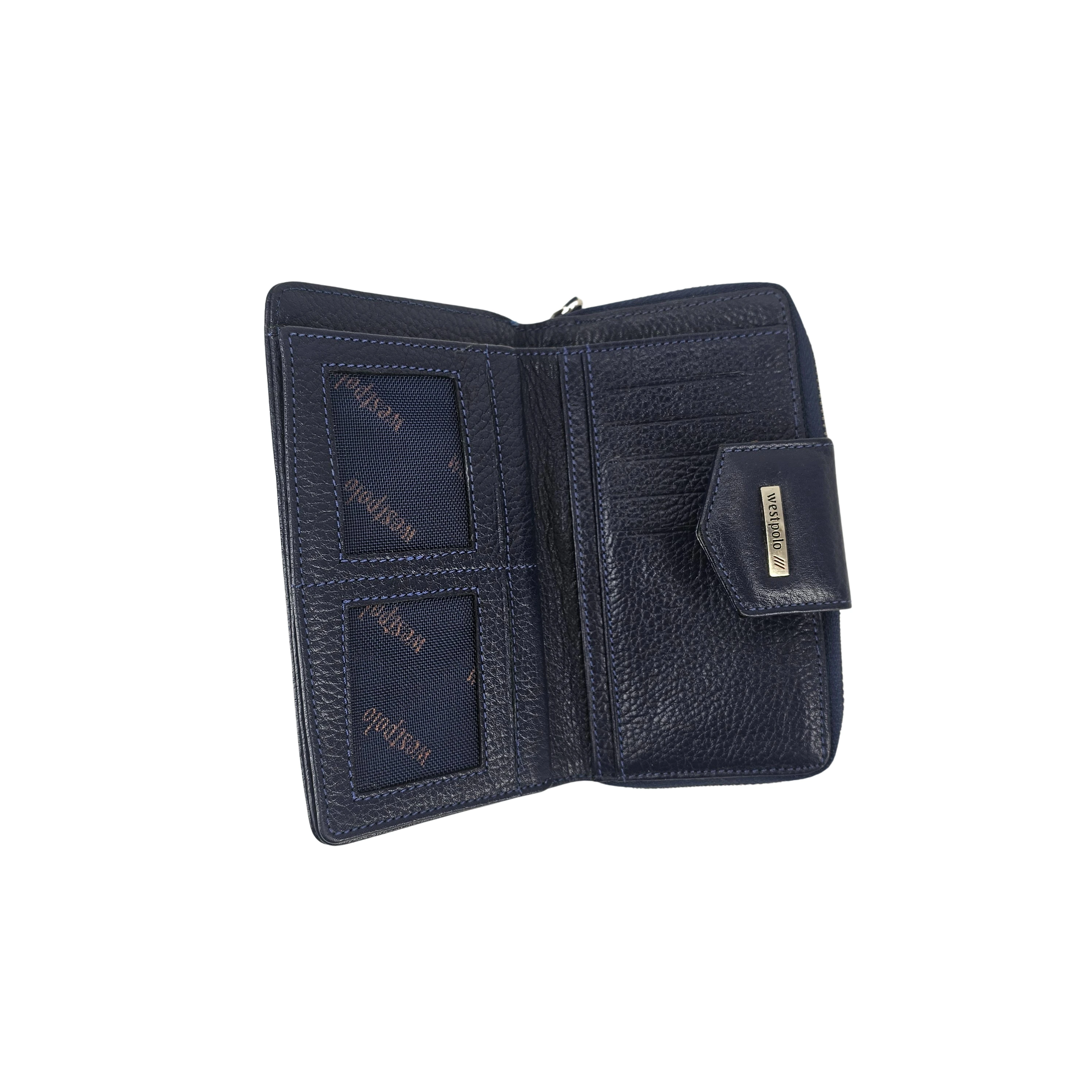 Portofol Femrash Ngjyre Blu i Erret S.Hand Women's Wallet