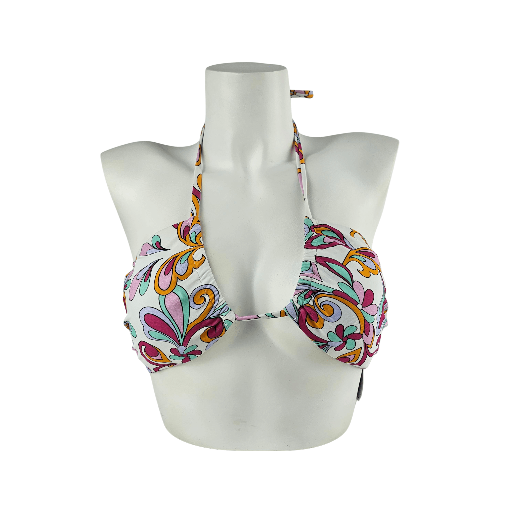 Rroba Banjo Recipeta New Look Ngjyre te Bardha me Dizajn Shumengjyresh Outlet/Beach Swimwear