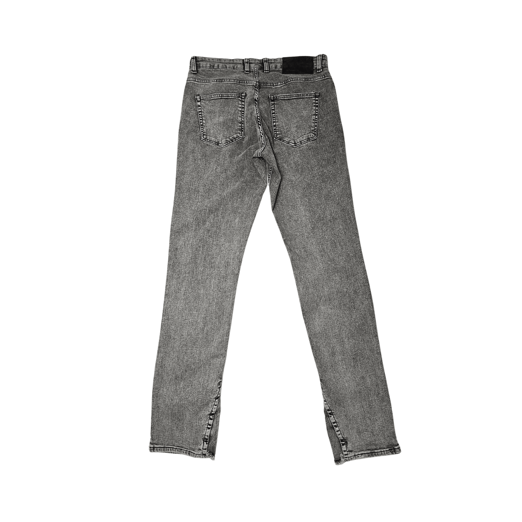 Pantallona Xhins Meshkujsh Reternity Outlet Ngjyre Gri Jeans