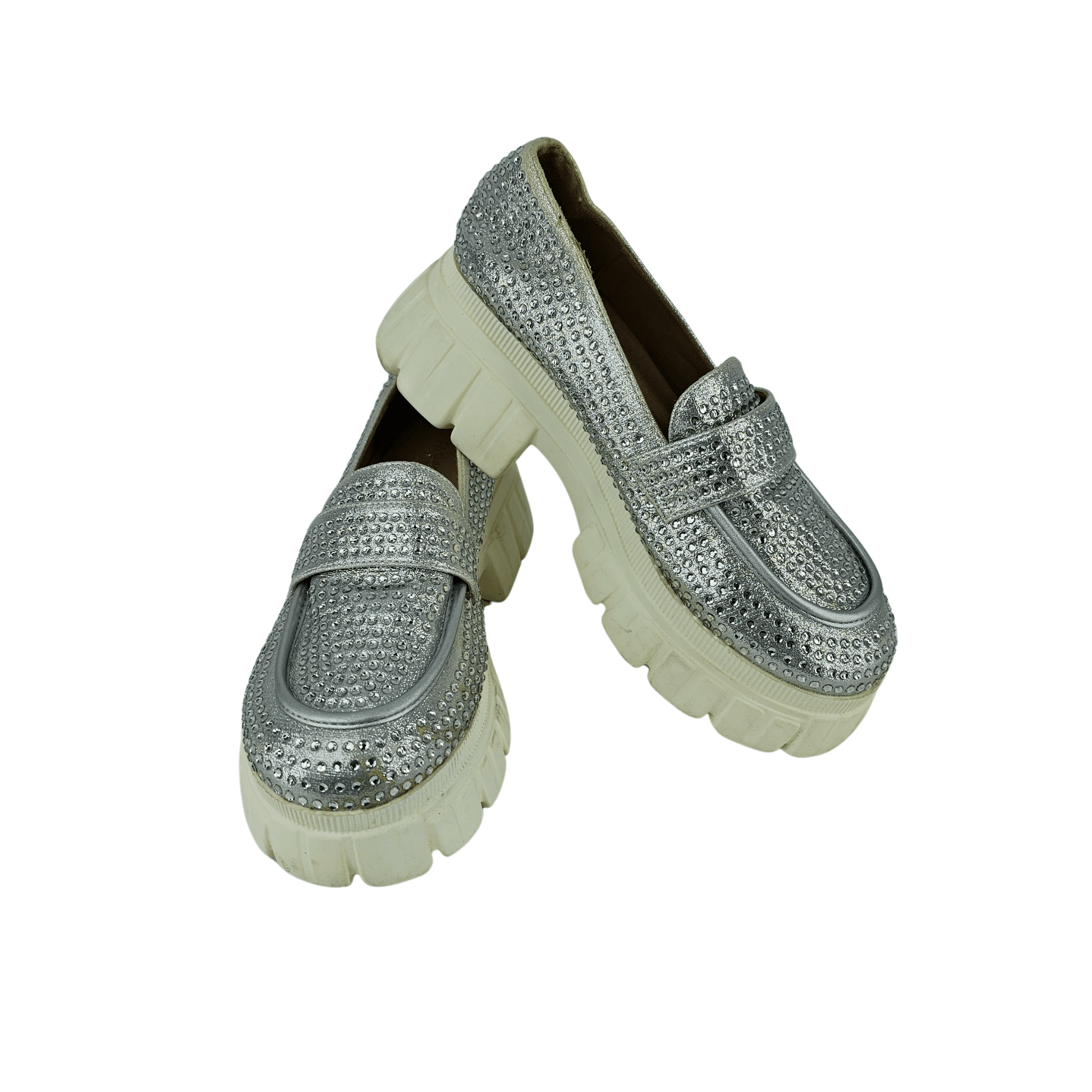 Kepuce Femrash Fashionova Ngjyre Silver me Gure S.Hand/Shoes