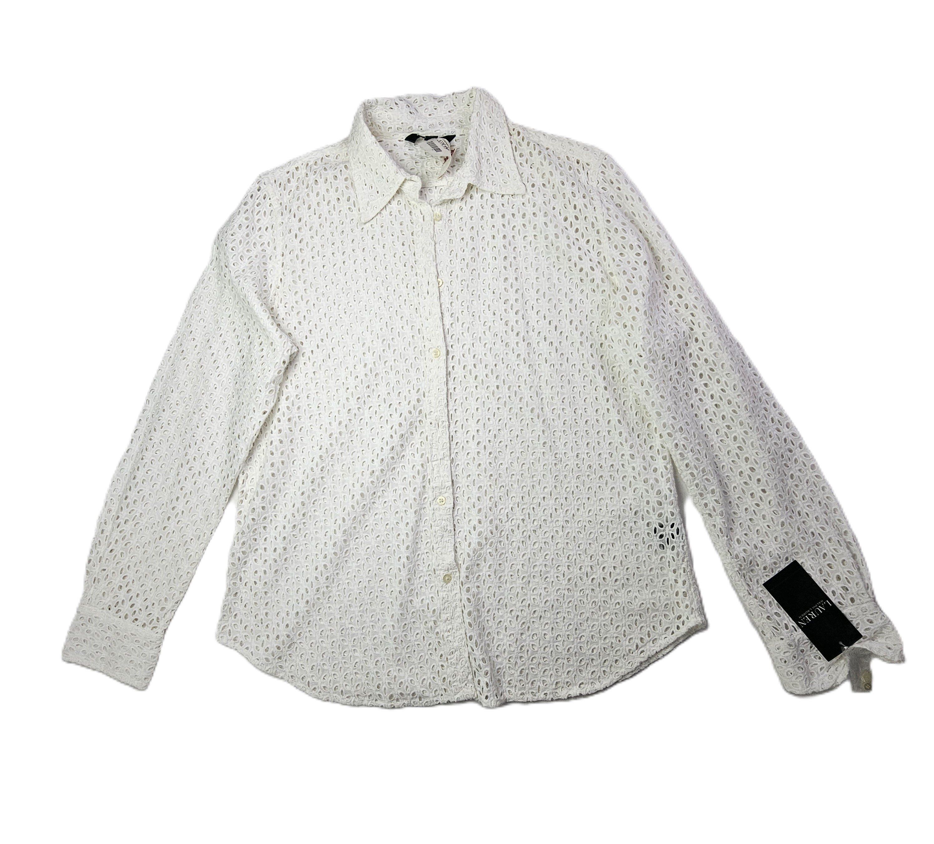 Kemishe Femrash Lauren Ngjyre e Bardhe Dantelle Outlet/Shirt