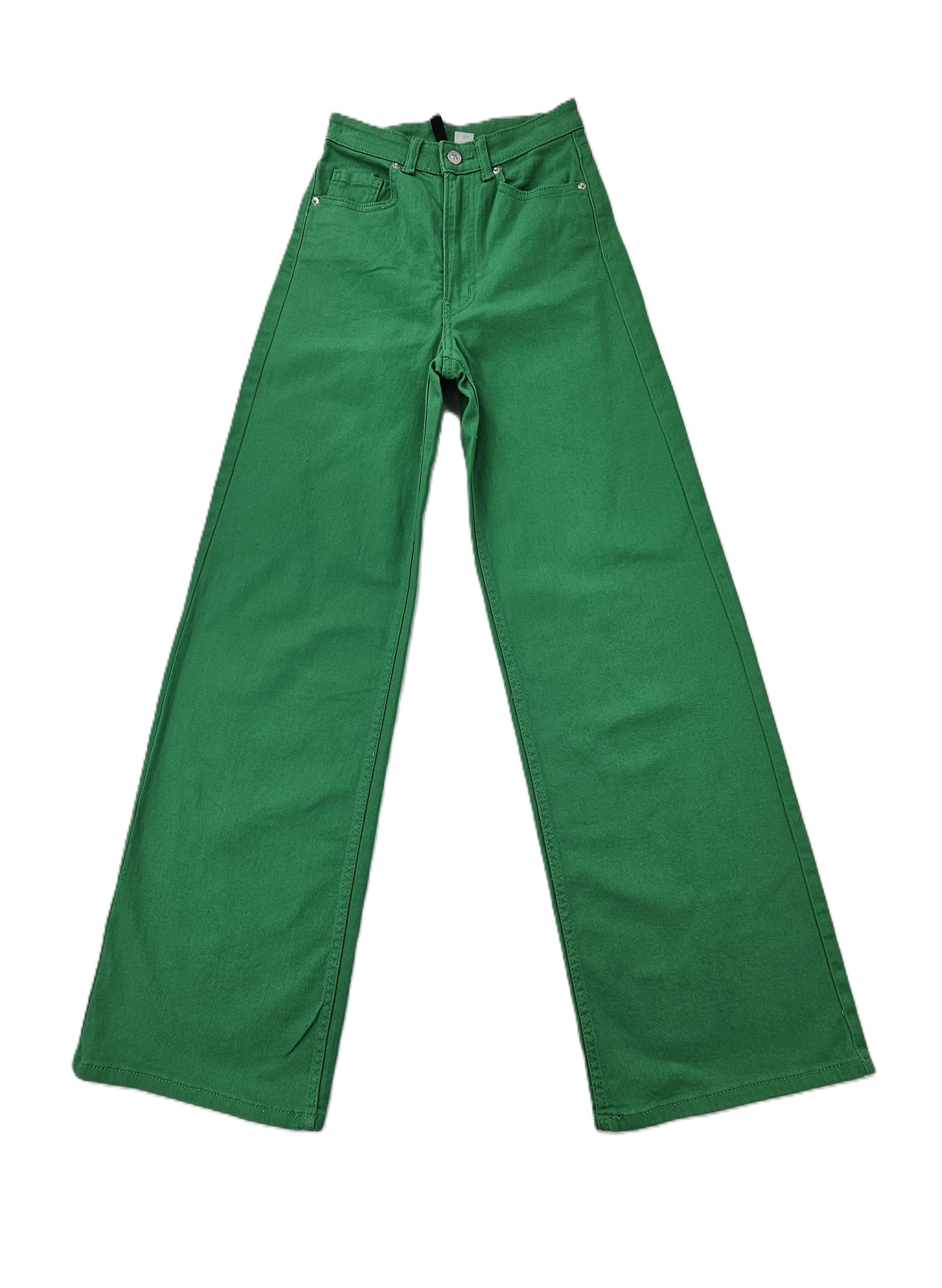 Pantallona Xhinse H&M Jeshile Stil Cowboy S.Hand