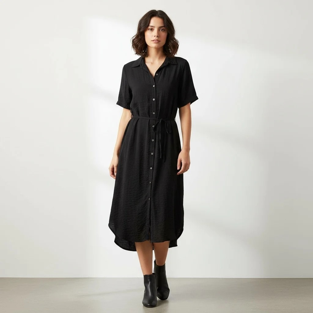 Fustan Femrash C&A Ngjyre i Zi S.Hand Womens Dress