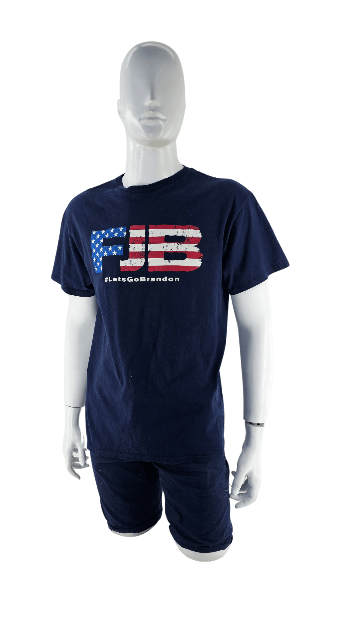 T-Shirt Meshkujsh Ngjyre Blu e Erret S.Hand/T-Shirt