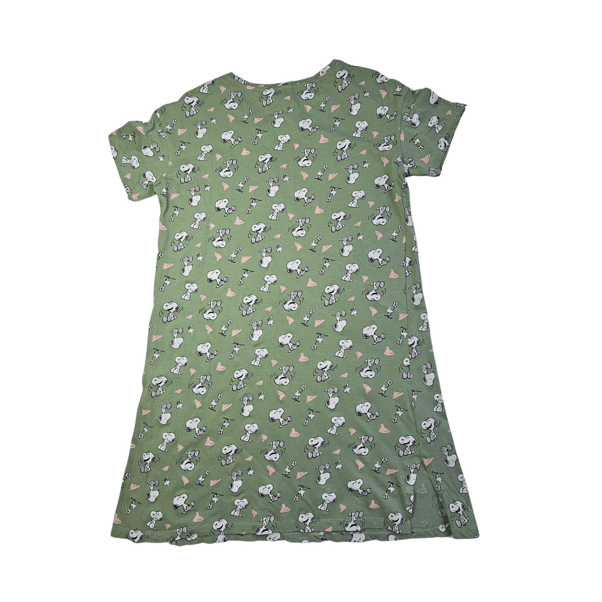 Veshje Gjumi Fustan Ngjyre Jeshil me Qenush S.Hand/Sleeping Clothes
