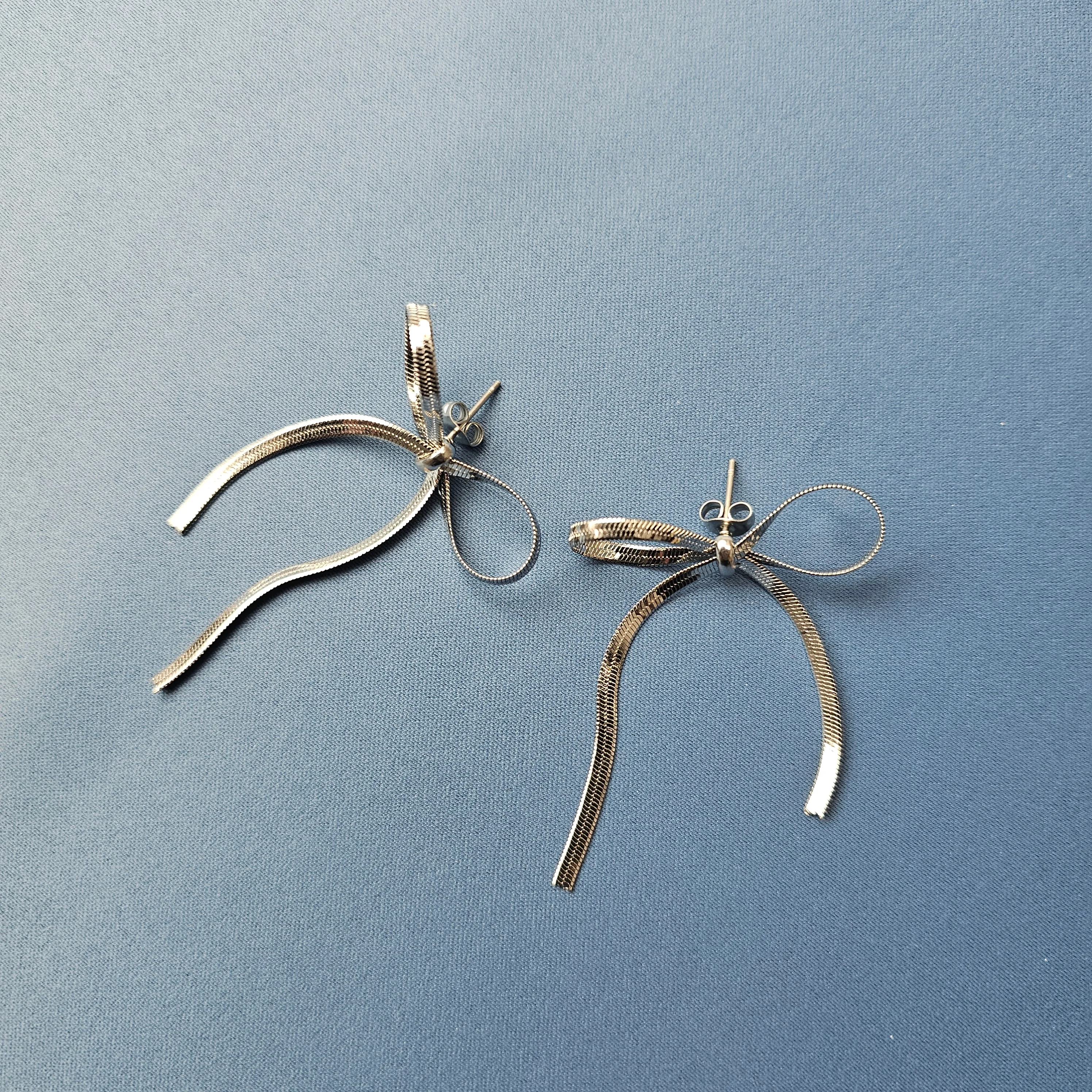 Vathe Femrash Çeliku Stainless Steel Ngjyre Silver Women Earrings