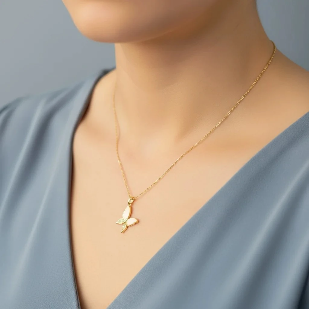 Varese Femrash Çeliku Stainless Steel Gold Women Necklace