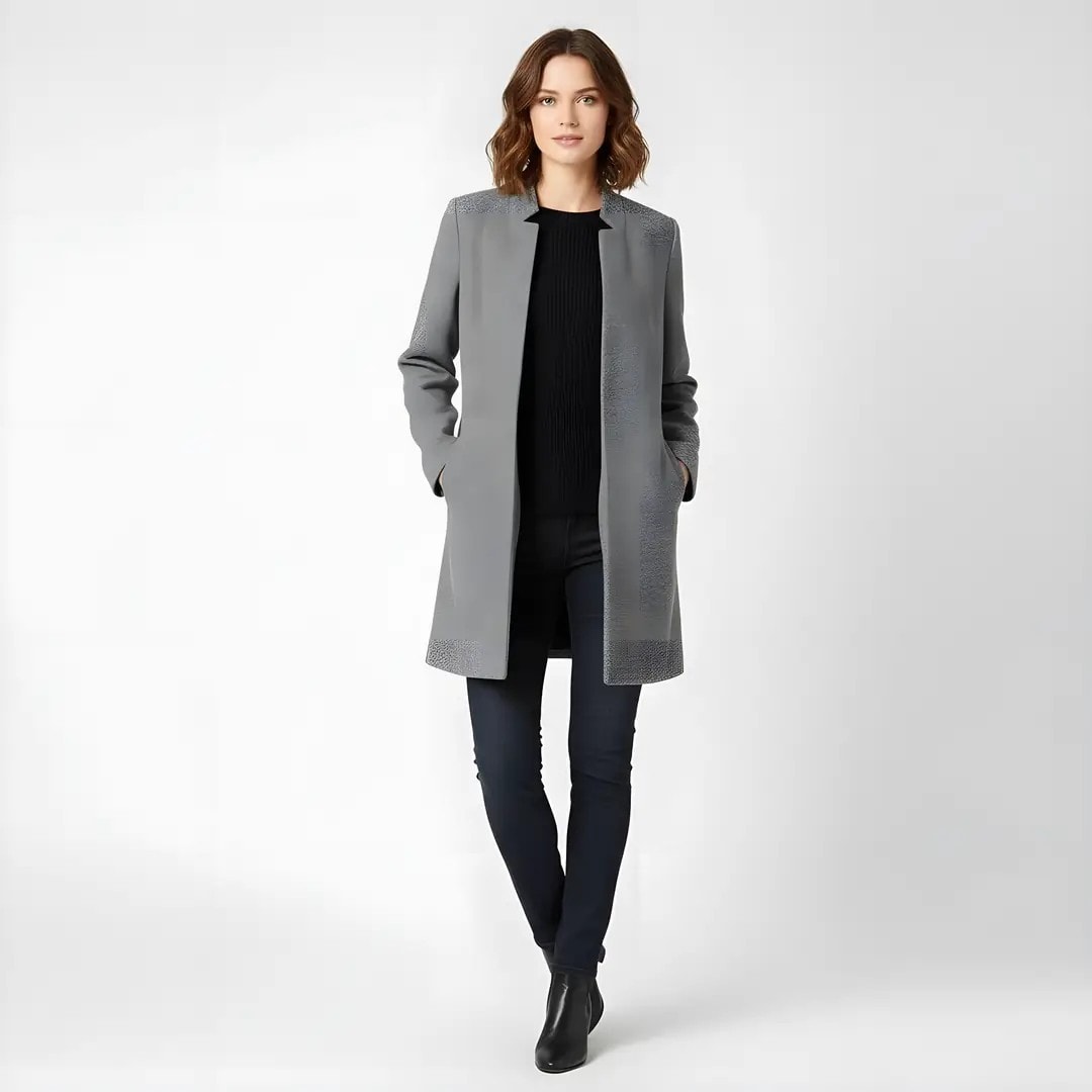 Xhakete Klasike Femrash Only Ngjyre Gri e Erret S.Hand