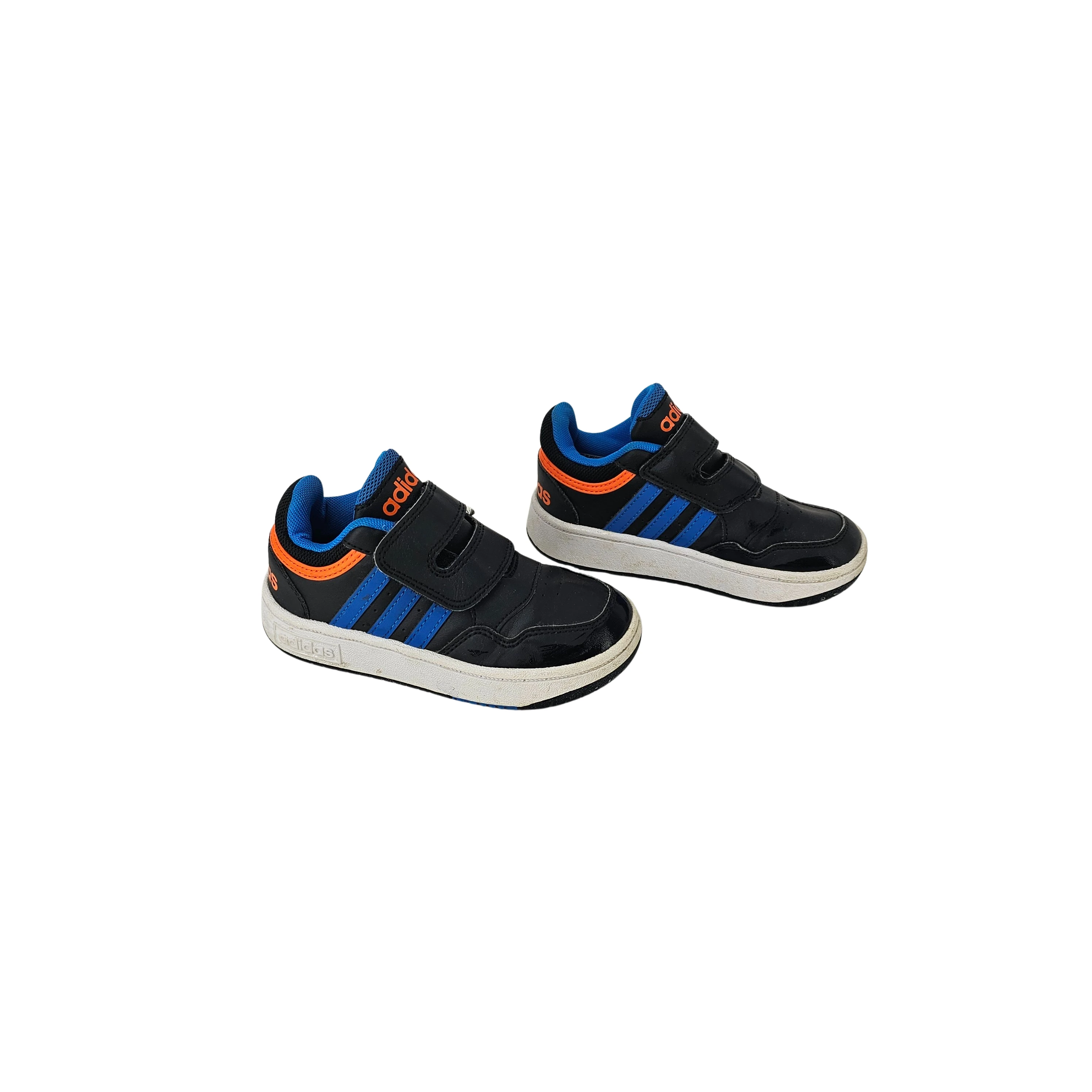 Atlete Femijesh Adidas Ngjyre te Zeza me Dizajn te Bardhe Blu dhe Portokalli S.Hand Children's Shoes
