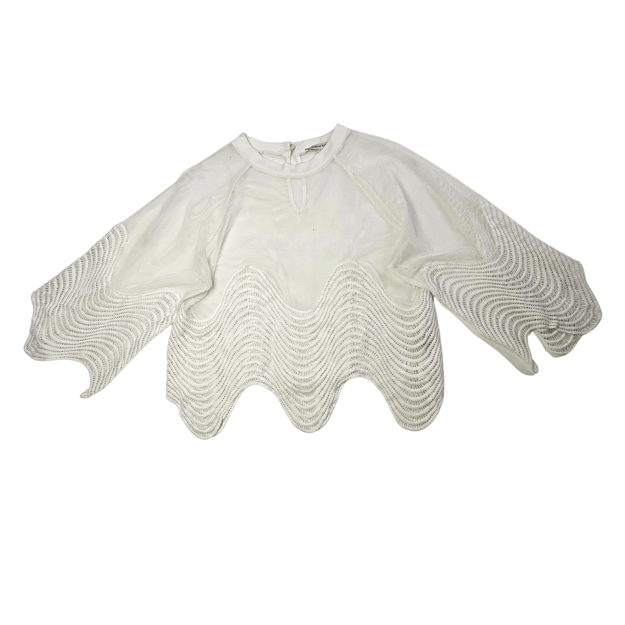 Bluze Femrash Ngjyre e Bardhe Dantelle S.Hand/Shirt